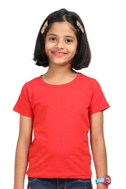 Kids T-shirt | 180 GSM Cotton | All Colors Available - Girls| The Drip Store