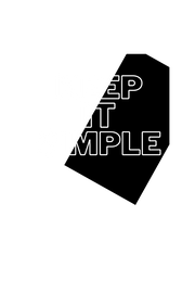 Keep It Simple - Classic T-shirt: Premium Soft Cotton, Double-Stitched