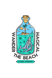 Wander the Magical Beach - Classic T-shirt: Premium Soft Cotton, Double-Stitched