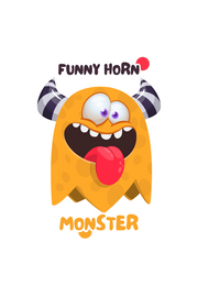 Funny Horn Monster