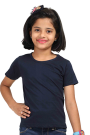 Kids T-shirt | 180 GSM Cotton | All Colors Available - Girls| The Drip Store