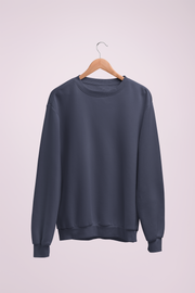 Navy Blue Unisex Sweatshirt