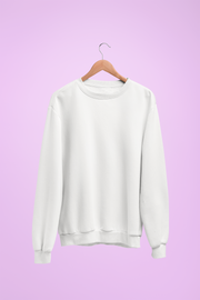 WhiteUnisex Sweatshirt