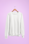 WhiteUnisex Sweatshirt