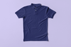 Premium Polo T-shirt | 220 GSM Cotton | Classic Collar & Cuff | Bio-Washed | Royal Blue