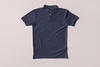 Premium Polo T-shirt | 220 GSM Cotton | Classic Collar & Cuff | Bio-Washed | Navy Blue