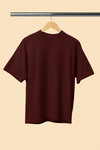 Unisex Oversized Classic T-shirt | 240 GSM Cotton | Maroon | The Drip Store
