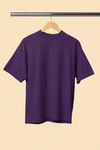 Unisex Oversized Classic T-shirt | 240 GSM Cotton | Purple | The Drip Store