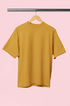 Unisex Oversized Classic T-shirt | 240 GSM Cotton | Mustard Yellow | The Drip Store