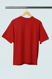 Unisex Oversized Classic T-shirt | 240 GSM Cotton | Red | The Drip Store