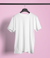 White || Classic T-shirt: Premium Soft Cotton, Double-Stitched