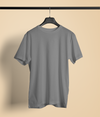 Charcoal Melange || Classic T-shirt: Premium Soft Cotton, Double-Stitched