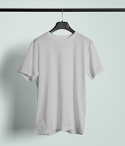 Grey || Classic T-shirt: Premium Soft Cotton, Double-Stitched