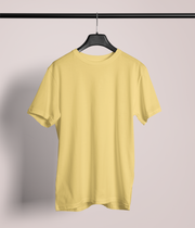 Yellow || Classic T-shirt: Premium Soft Cotton, Double-Stitched