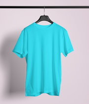 Sky Blue || Classic T-shirt: Premium Soft Cotton, Double-Stitched