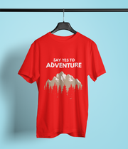Say Yes to Adventure - Classic T-shirt: Premium Soft Cotton, Double-Stitched
