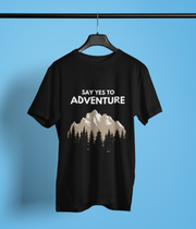 Say Yes to Adventure - Classic T-shirt: Premium Soft Cotton, Double-Stitched