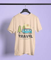 Travel is My Therapy - Classic T-shirt: Premium Soft Cotton, Double-Stitched