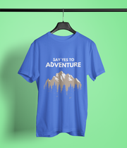 Say Yes to Adventure - Classic T-shirt: Premium Soft Cotton, Double-Stitched