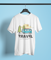 Travel is My Therapy - Classic T-shirt: Premium Soft Cotton, Double-Stitched