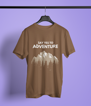 Say Yes to Adventure - Classic T-shirt: Premium Soft Cotton, Double-Stitched