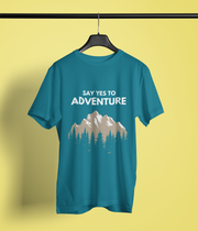 Say Yes to Adventure - Classic T-shirt: Premium Soft Cotton, Double-Stitched