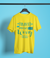 Travel More Worry Less - Classic T-shirt: Premium Soft Cotton, Double-Stitched