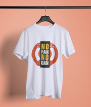 No Pain No Gain - Classic T-shirt: Premium Soft Cotton, Double-Stitched