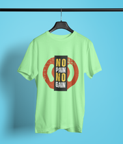 No Pain No Gain - Classic T-shirt: Premium Soft Cotton, Double-Stitched
