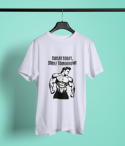 Sweat Today, Smile Tomorrow! - Classic T-shirt: Premium Soft Cotton, Double-Stitched