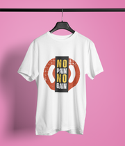 No Pain No Gain - Classic T-shirt: Premium Soft Cotton, Double-Stitched