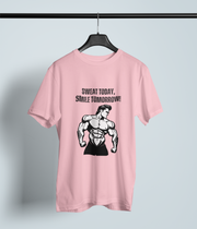 Sweat Today, Smile Tomorrow! - Classic T-shirt: Premium Soft Cotton, Double-Stitched