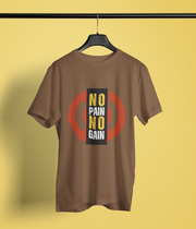 No Pain No Gain - Classic T-shirt: Premium Soft Cotton, Double-Stitched