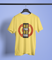 No Pain No Gain - Classic T-shirt: Premium Soft Cotton, Double-Stitched