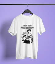Sweat Today, Smile Tomorrow! - Classic T-shirt: Premium Soft Cotton, Double-Stitched