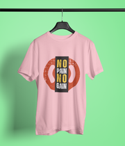 No Pain No Gain - Classic T-shirt: Premium Soft Cotton, Double-Stitched