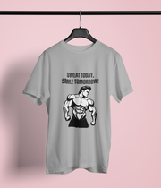 Sweat Today, Smile Tomorrow! - Classic T-shirt: Premium Soft Cotton, Double-Stitched