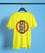 No Pain No Gain - Classic T-shirt: Premium Soft Cotton, Double-Stitched
